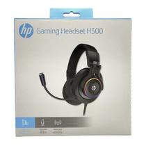 Fone com Microfone Gamer Stereo 1 P2+USB H500 Preto HP