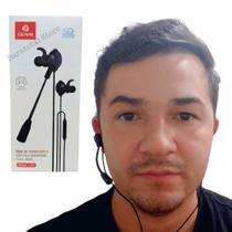 Fone com Microfone Headset Profissional L26 Foninho Gamer Jogos Game Top - Genai