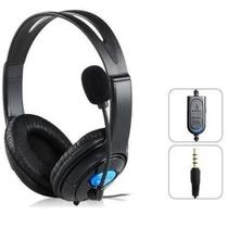 fone com microfone para jogar online no Play 4 Ps 4 Compatível