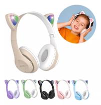 Fone de Gatinho com LED, Bluetooth e Microfone Fone de Gatinho com LED, Bluetooth e Microfone