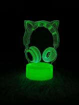 Fone de ouvido 3D Night Light E-Sports Game Controller USB Atmosphere Fone de ouvido 3D Night Light E-Sports Game Controller USB Atmosphere