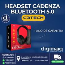 Fone de Ouvido - 5.0 - Bluetooth - C3 Tech - PH-B-500BK - Preto