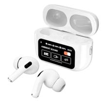 Fone de Ouvido A9 Pro Bluetooth 5.3 TWS Sem fio Tela sensível ao toque