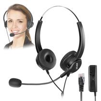 Fone de ouvido AGPTEK Hands-Free Call Center com cancelamento de ruído Fone de ouvido AGPTEK Hands-Free Call Center com cancelamento de ruído