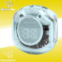 Fone de Ouvido Air39 Bluetooth Sem Fio Display Led Transparente Intra Auricular