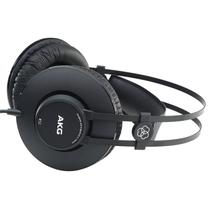 Fone De Ouvido Akg K52 Headphone Sistema Fechado Preto