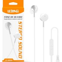 Fone de ouvido alta definição p2 com microfone stéreo sound natural le0222 Fone de ouvido alta definição p2 com microfone stéreo sound natural le0222