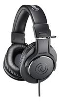 Fone De Ouvido Audio-technica Ath-m20x Over-ear M-series Bk