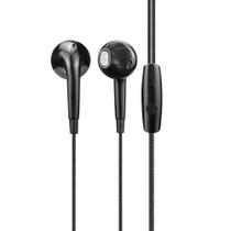 Fone de ouvido auricular c/ microfone p3 letron hit preto