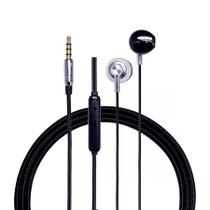 Fone de ouvido auricular com microfone Preto F10P - Lity
