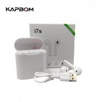 Fone De Ouvido Auricular Sem Fio Bluetooth I7s UPGRADED Kapbom KAP-K995