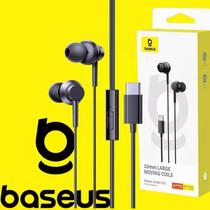Fone de Ouvido Baseus Encok CZ11 Tipo C USBC com Microfone Controle de Volume Som Estéreo HiFi Fone de Ouvido Baseus Encok CZ11 Tipo C USBC com Microfone Controle de Volume Som Estéreo HiFi