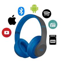 Fone De Ouvido Bluetooth 5.0 Bateria Longa Duração Sem Fio Headphone Extra Bass Dobravel Para Treino, Academia, Trabalho - Xtrad