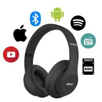 Fone De Ouvido Bluetooth 5.0 Bateria Longa Duração Sem Fio Headphone Extra Bass Dobravel Para Treino, Academia, Trabalho