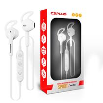 Fone de Ouvido Bluetooth 5.0 C3Plus EP-TWS-10WH Intra-Auricular, com Microfone, 5h Bateria - Branco