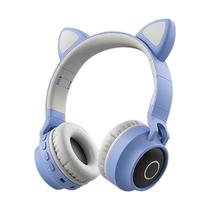 Fone de ouvido Bluetooth 5.0 Fones de ouvido dobráveis sem fio para gatos