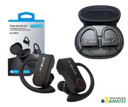 Fone de Ouvido Bluetooth 5.0 IT BLUE LE2410 Corrida Esporte