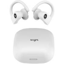 Fone de Ouvido Bluetooth 5.0 Sport Bright FN577 Sem Fio Branco com Microfone para Corrida e Academia Fone de Ouvido Bluetooth 5.0 Sport Bright FN577 Sem Fio Branco com Microfone para Corrida e Academia