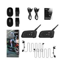 Fone De Ouvido Bluetooth 5.1 À Prova d'Água Para Árbitros EJEAS V6C Pro+ Intercomunicador Full