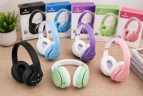 Fone de Ouvido Bluetooth 5.1 LEHMOX LEF1021 Sem Fio FM P2 SD Dobrável Cores Sortidas