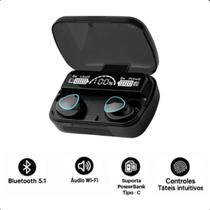 Fone de Ouvido Bluetooth 5.1 Tws-10 com Design Leve e Elegante Fone de Ouvido Bluetooth 5.1 Tws-10 com Design Leve e Elegante