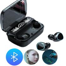 Fone de Ouvido Bluetooth 5.1 TWS Compacto e Confortável para Atividades