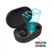 Fone de Ouvido Bluetooth 5.3 AIR DOTS com Case Carregador Digital Preto