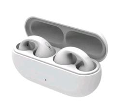 Fone de ouvido bluetooth 5.3 clipe earcuffs preto & branco tws compativel com todos celulares