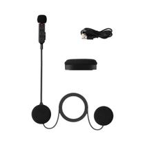 Fone De Ouvido Bluetooth 5.3 Para Capacete De Motocicleta, Kit De Chamada Sem Fio, Estéreo