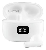 Fone De Ouvido Bluetooth 5.4 Branco TWS Maxprint Com Display Digital