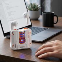 Fone De Ouvido Bluetooth 5.4 Sem Fio Com Cancelamento De Ruído