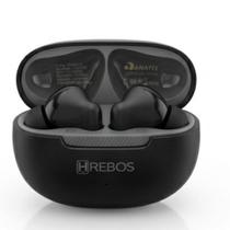 Fone de Ouvido Bluetooth 5.4 sem fio Tws Hrebos EB400 Qualidade Premium e Conforto
