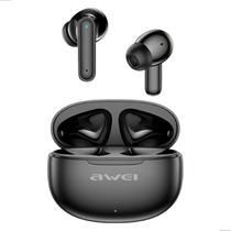 Fone de Ouvido Bluetooth Awei T71 TWS IntraAuricular com Bateria de Longa Duração e IPX4