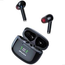 Fone de Ouvido Bluetooth Awei TA8 TWS Com Display e Cancelamento de Ruído