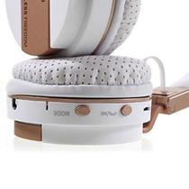 Fone De Ouvido Bluetooth B-09 Branco E Rosê Fone De Ouvido Bluetooth B-09 Branco E Rosê