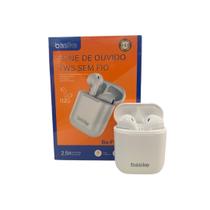 Fone de Ouvido Bluetooth BaFon8743 Branco - Basike Fone de Ouvido Bluetooth BaFon8743 Branco - Basike