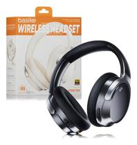 Fone De Ouvido Bluetooth Basike Premium Antiruído 45h Fon194 Sem Fio