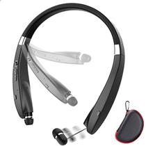 Fone de ouvido Bluetooth Beartwo dobrável retrátil leve