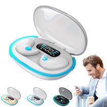 Fone de ouvido Bluetooth Bone Conduction Sleep sem fio branco