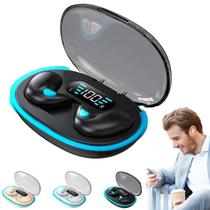 Fone de ouvido Bluetooth Bone Conduction Sleep sem fio preto