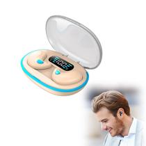 Fone de ouvido Bluetooth Bone Conduction Sleep Wireless Beige