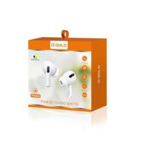 Fone de Ouvido Bluetooth Branco Aparelhos Confortável e Carregamento Rápido Headset - ol gold