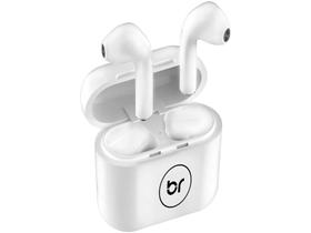 Fone de Ouvido Bluetooth Bright Beatsound - Intra-auricular Esportivo com Microfone Branco