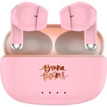 Fone de Ouvido Bluetooth Bruna Tavares 5.3 USB-C Rose