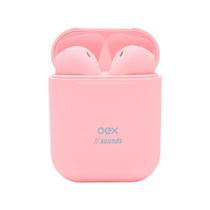 Fone de Ouvido Bluetooth Candy Rosa Claro TWS11 OEX