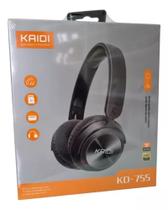 Fone De Ouvido Bluetooth Cartão De Memória kaidi kd755