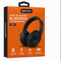Fone De Ouvido Bluetooth Com Microfone Preto Geonav Fone De Ouvido Bluetooth Com Microfone Preto Geonav