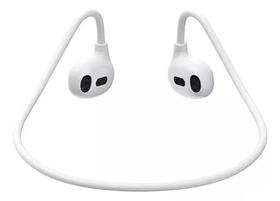 Fone De Ouvido Bluetooth Condução Indução Óssea Pro Air Branco