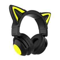 Fone de ouvido Bluetooth Cute Cartoon Cat Ears RGB Light Effect Fone de ouvido Bluetooth Cute Cartoon Cat Ears RGB Light Effect