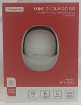 Fone de ouvido bluetooth e wireless 5.4 tws mtf-8822 - tomate